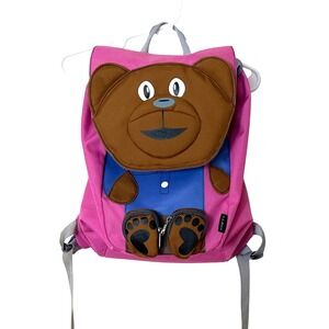 L.L. Bean‎ Toddler Backpack Pink Bear 10"x12" GUC
